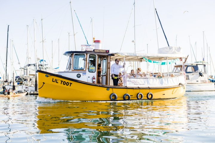 a boat that is floating in the water